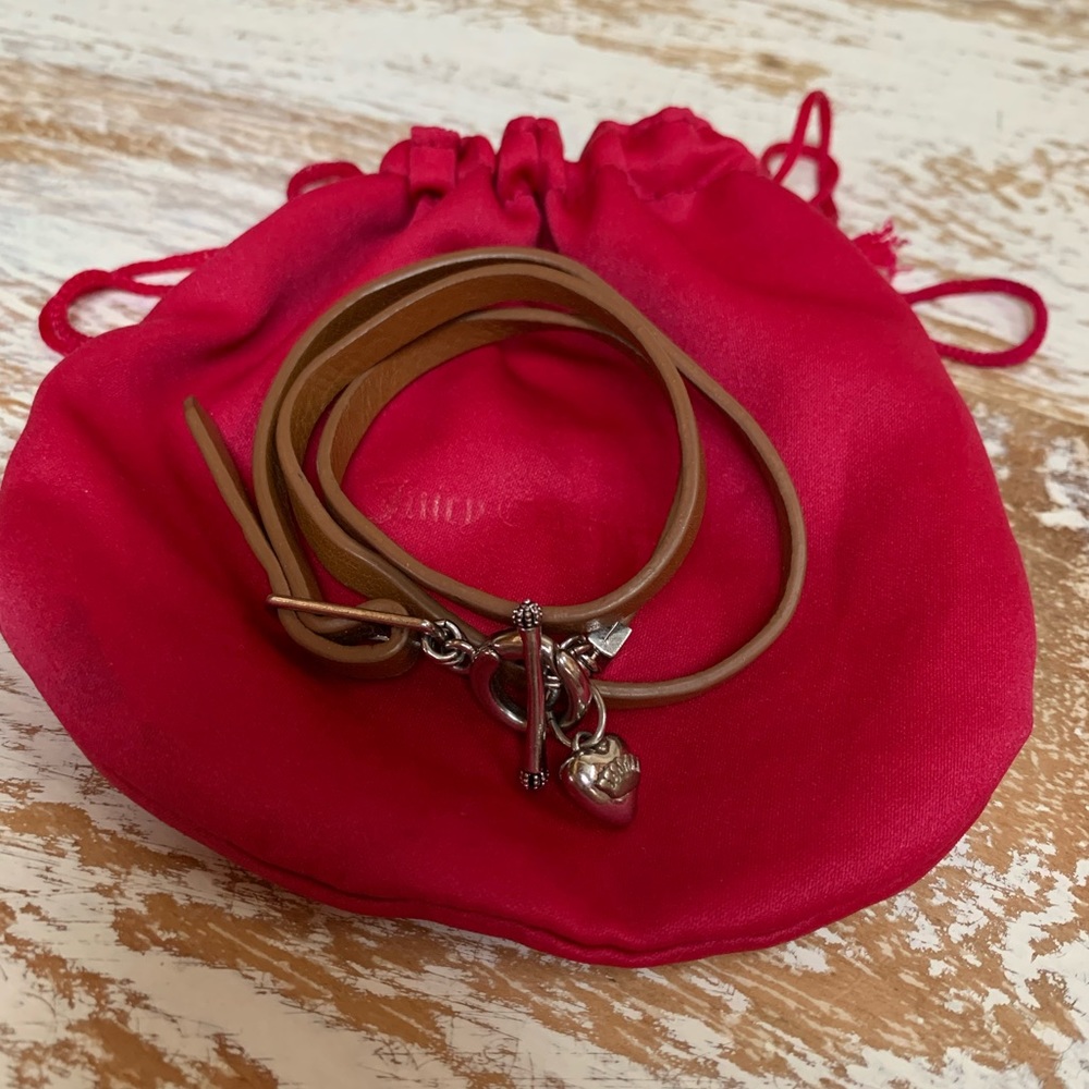 Juicy Couture Wraparound Leather Bracelet